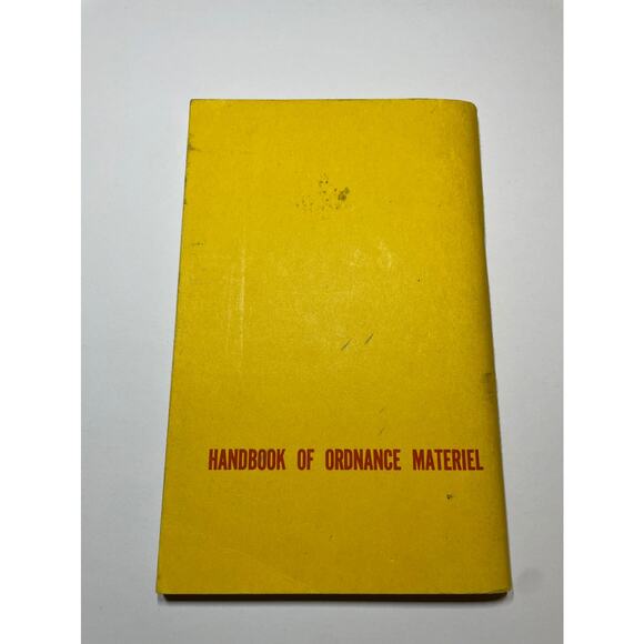 Rare Pre Vietnam 1957 Handbook of Ordninance Materiel Original Vintage Item - Picture 2 of 4